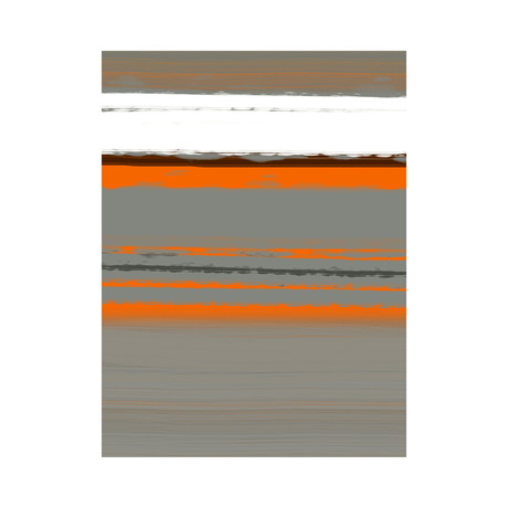 Abstract Orange 2 (15"L x 20"H)