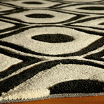 Ava Rug // Black (3'-6" x 5'-6")