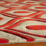 Blakely Rug // Red (5' x 7'6")