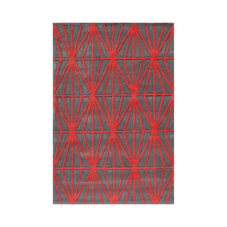 Clarice Rug // Red (2'-0" x 3'-0")