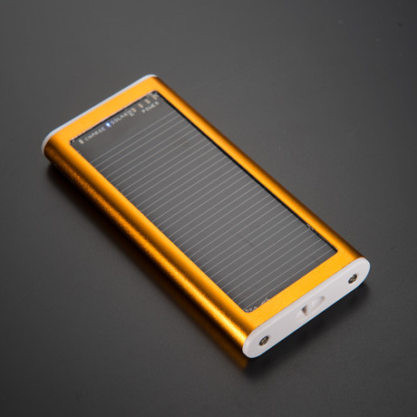 Portable Solar Charger (Orange)