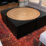 Laos Coffee Table // Black Oak (47" Square)