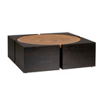 Laos Coffee Table // Black Oak (47" Square)