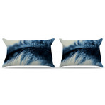 "Fall in Blue" Fleece Pillow Case (Standard: 30" x 20")