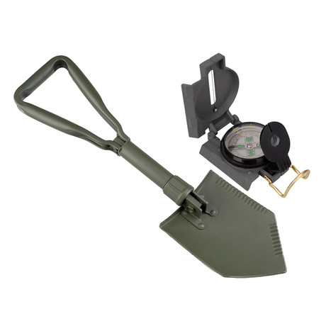 Military Shovel & Military Compass