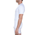 Compression Muscle T-Shirt // White (Small)