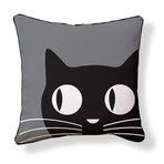 Big Eyes Cat Pillow