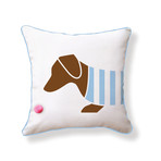 Playful Doxie Pillow