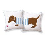 Playful Doxie Pillow