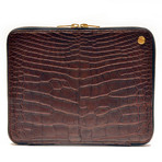 iPad Case // Brown Alligator