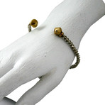 Tiny Spine Link Bracelet // Gold & Silver