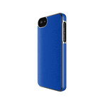 Leather Wrap Case for iPhone 5/5s // Royal Blue + Silver