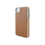 Leather Wrap Case for iPhone 4/4s // Hazel + Silver