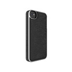 Leather Wrap Case for iPhone 4/4s // Black + Silver