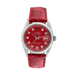 Rolex Datejust // Red // c.1960-70's