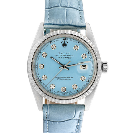 Rolex Datejust // Blue // c.1960-70's