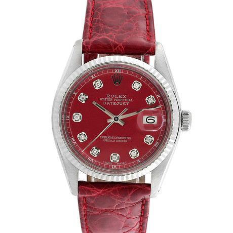 Rolex Datejust // Red // c.1960-70's