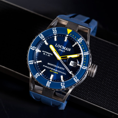 Montecristo Professional Divers' Automatic // Blue - Locman