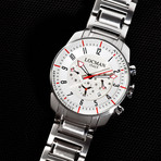 Aviatore Chrono Bracelet // White & Steel