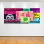 Blowup Cash (24"W x 10"H x 1.5"D)