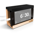 Snooze Alarm Dock // Maple + Black