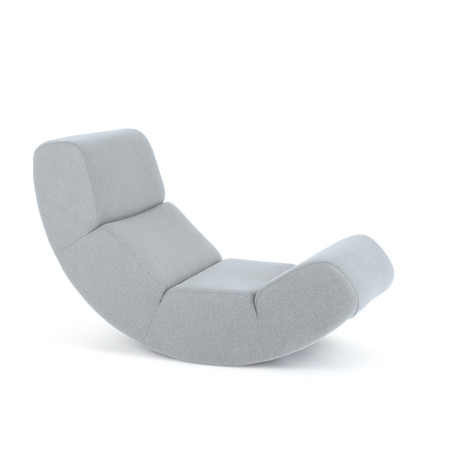 Ernest Rocking Chair (Light Grey)