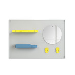 Alfred Wall System (Yellow Lemon & Pastel blue)