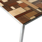 Kitt Table // Stainless Steel Frame