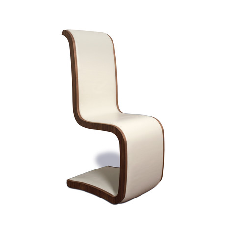 Curl Dining Chair // Leather