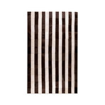 018601 natural stitch hide 8'x10' stripe chocolate small