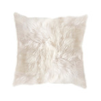 New Zealand Sheepskin Pillow // Natural (16"L x 16"W)