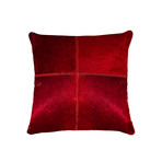 Torino Quatro Large Pillow // Solid (Red)