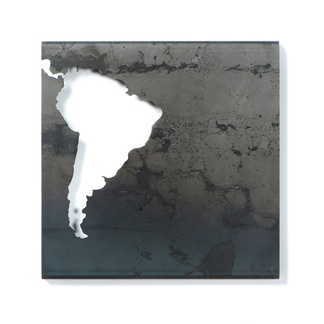 12" x 12" South America (South America)