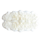 New Zealand Sheepskin Natural Rug (Quatro: 5' x 6')