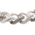 Salavetti White Diamond & Cognac Diamond White Gold Bracelet