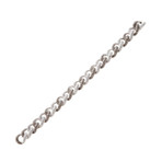 Salavetti White Diamond & Cognac Diamond White Gold Bracelet