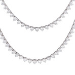 18K White Gold Strand Of 30.70 Carats in Diamonds