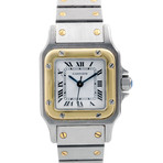 Cartier Ladies Santos Two Tone Watch