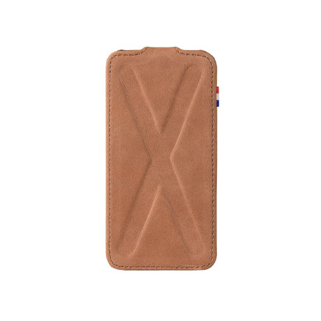 iPhone 5(S) Flip Case // Brown