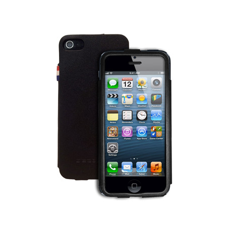 iPhone 5(S) Leather Frame // Black