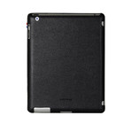 iPad 2/3/4 Leather Slim Cover // Black