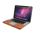 MacBook Pro Retina Leather Slim Cover // Brown (13")