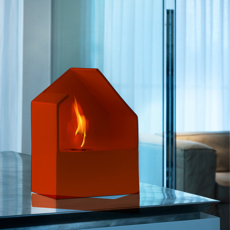 Homu Mini Bio-Fireplace // Red