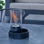 Cabarè Mini Bio-Fireplace // Black