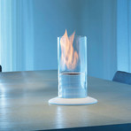 Gasper Mini Bio-Fireplace // White