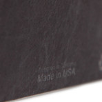 Stitched SlimFold™Tyvek® Wallet // Original // Black & Grey (Black and Gray)