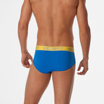 3 Pack Touch Contour Pouch Brief // Skydiver & Gold (Large: 34-36")