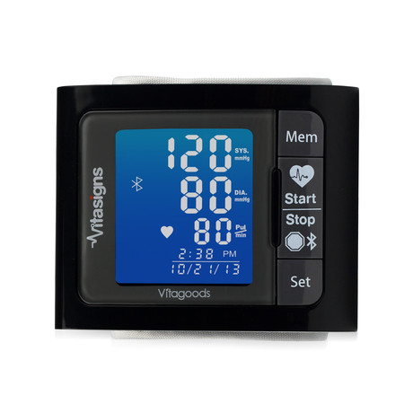 VS-4300 Vitasigns Bluetooth Travel Blood Pressure Monitor (Black)