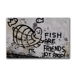 Fish Are Friends (23"L x 16"H)