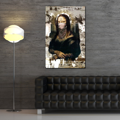 Urban Mona Lisa (16"L x 23"H)